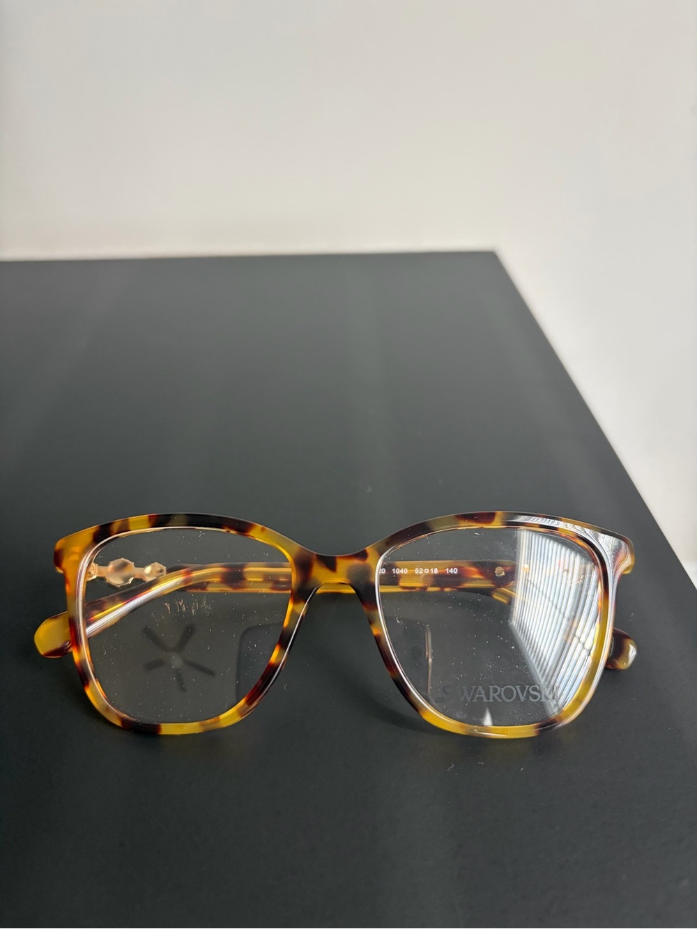 Swarovski Women's Tortoiseshell Optical Glasses - Brown/Amber
